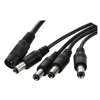 Napájecí kabel rozbočovač splitter 1 samice 4 samci
