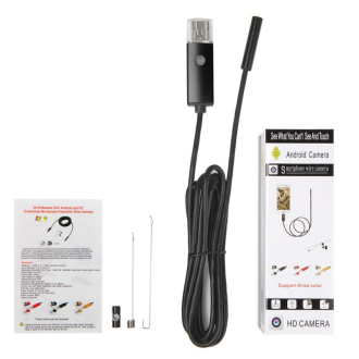USB endoskop pro Android a počítač s osvětlením 10m