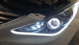 2x LED DRL denní svícení s funkcí blinkru 30cm