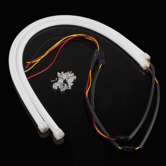 2x LED DRL denní svícení s funkcí blinkru 30cm