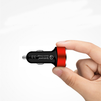 USB autonabíječka s rychlonabíjením Qualcomm a voltmetr