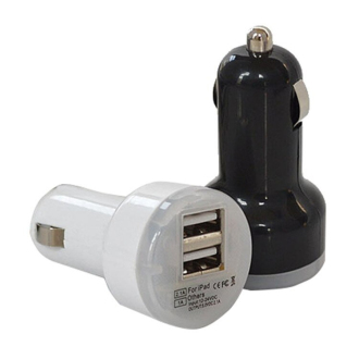 Univerzální 2x USB autonabíječka 2.1A černá