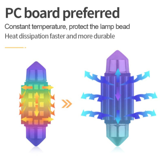 LED auto žárovka C5W 15x 2016SMD 39mm
