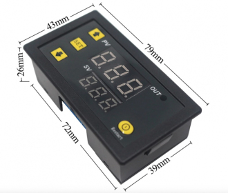 Digitální termostat panelový LCD AC 220V W3230