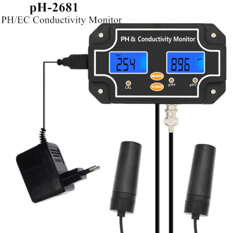Kombinovaný digitální monitor pH/EC