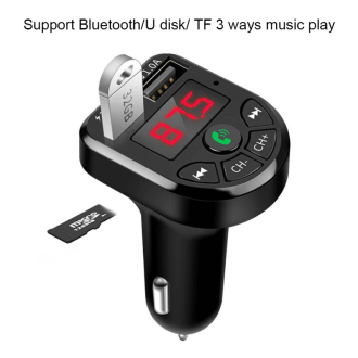 Transmitter do auta HandsFree Bluetooth USB nabíječka 3.1A