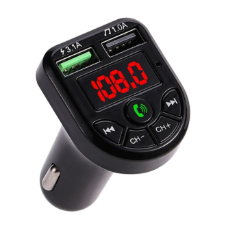 Transmitter do auta HandsFree Bluetooth USB nabíječka 3.1A