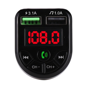 Transmitter do auta HandsFree Bluetooth USB nabíječka 3.1A