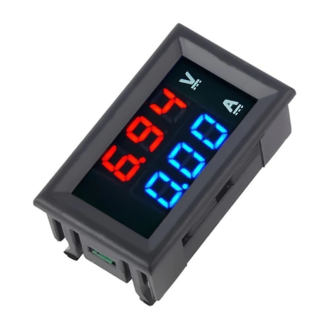 Panelový digitální voltmetr + ampérmetr 100V 10A DC