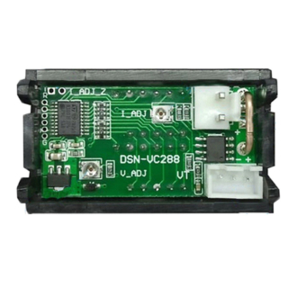 Panelový digitální voltmetr + ampérmetr 100V 10A DC