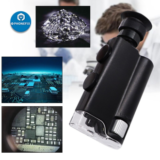 Kapesní mikroskop s UV LED zoom 240X