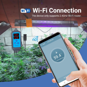 Digitální dvoustupňový regulátor vlhkosti Inkbird IHC-200 WIFI