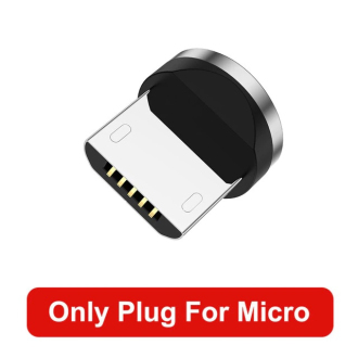 Magnetický micro USB kabel s LED
