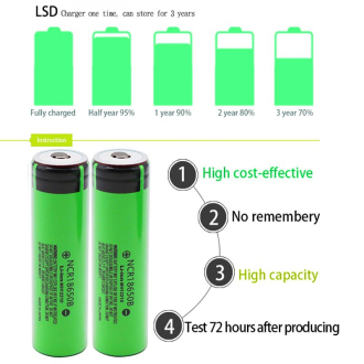 Nabíjecí baterie  NCR18650B 3400mAh 3,7V Li-ion