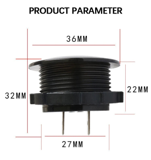 Digitální voltmetr do panelu DC 5 - 48 V s dotykovým vypínačem