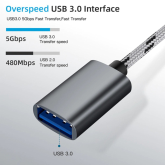 2v1 OTG kabel USB 3.0 na USB-C a Micro USB