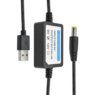 Měnič napětí DC 12V na 5V USB a 5,5x2,1mm