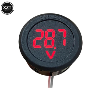 Dvouvodičový voltmetr DC 4-100 V DC LED digitální displej