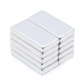 10 kusů Neodymový magnet 20 x 10 x 3 mm