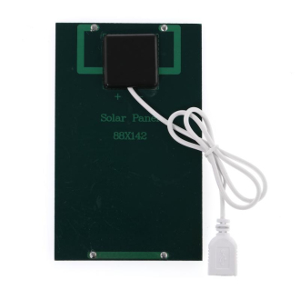 Univerzální solární nabíječka panel 5W 5V USB