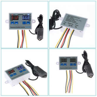 2v1 Digitální termostat a hygrostat W1099
