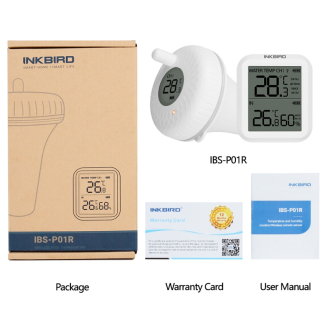 Bezdrátový plovoucí bazénový teploměr INKBIRD IBS-P01R