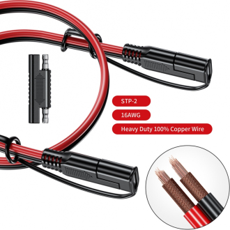 Prodlužovací kabel s konektory SAE 4m + konektor