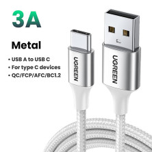 Ugreen USB datový a nabíjecí kabel USB-C typ C nylon