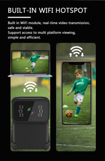 Policejní mini tělová kamera CS02 WiFi vodotěsná noční vidění