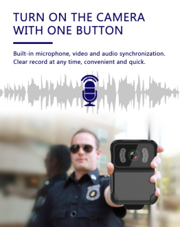 Policejní mini tělová kamera CS02 WiFi vodotěsná noční vidění