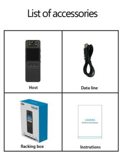 Policejní mini tělová kamera CS06 WiFi s LCD