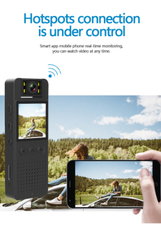 Policejní mini tělová kamera CS06 WiFi s LCD