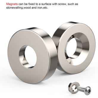 10 kusů neodymový magnet mezikruží 12 x 3 mm s dírou 4 mm