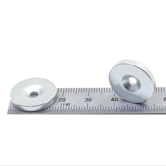 10 kusů neodymový magnet mezikruží 18 x 3 mm s dírou 3 mm