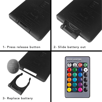 20W E27 RGB LED žárovka dálkové ovládání