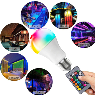 20W E27 RGB LED žárovka dálkové ovládání