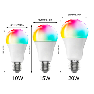 20W E27 RGB LED žárovka dálkové ovládání