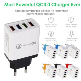 Rychlonabíječka 4x USB 3.0 Quick Charge