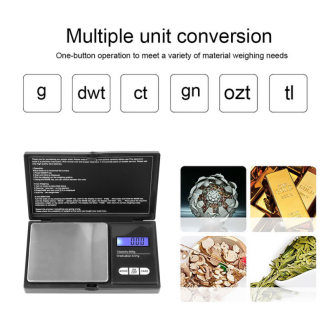 Digitální váha s přesností 0.01g a váživostí do 500g