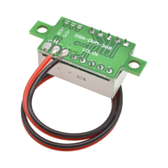 Miniaturní digitální voltmetr LED 4,7V-32V