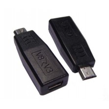 Adaptér z mini USB na micro USB pro nabíječky a datové kabely