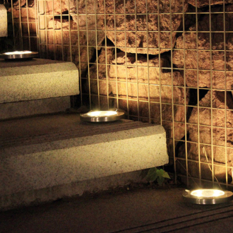 Venkovní solární LED osvětlení 20 LED teplá bílá
