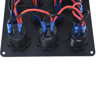 Ovládací panel pro karavany, dodávky, lodní průmysl 12V-24V