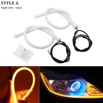 2x LED světlo funkce blinkru 30cm žlutá