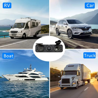 USB nabíječka voltmetr CL auto-zásuvka vypínač