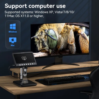 Mikroskop s LCD monitorem 1200x LCD 7"