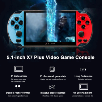 Přenosná herní konzole X7 PLUS
