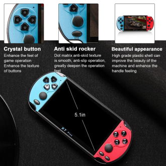 Přenosná herní konzole X7 PLUS