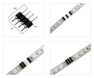 Konektor k LED páskům RGB, SMD5050 SMD3528 SMD2835