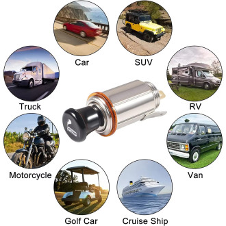 Žhavící auto-zapalovač do panelu 12/24V